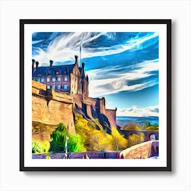 Edinburgh Castle Series 2 Art Print