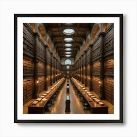 Library Of London Art Print