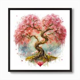 Cherry Blossom Tree Art Print