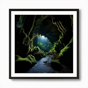 Waitomo Glowworm Caves Art Print