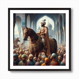 Sultan Hussain Art Print
