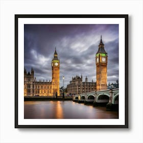 Big Ben At Dusk 1 Art Print