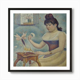 Woman In A Dress 3 Art Print