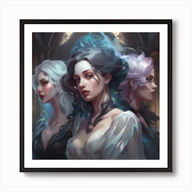 Three Witches Art Print