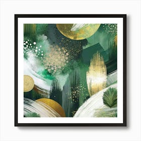 Emerald Green Art Print