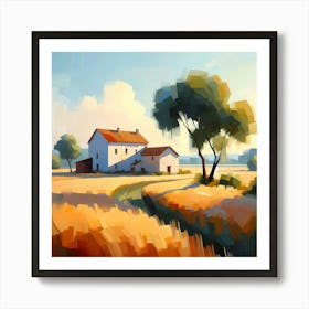 Landscape Painting 132 Art Print