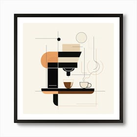 Creatai 24830 A Line Art Poster For International Espresso Da 81597c20 A83a 44e5 911f Dc5443c6ff51 2 Art Print