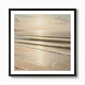 Sunset On The Beach 2 Art Print