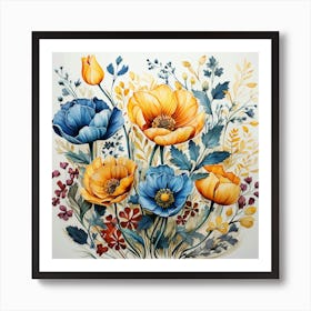 Poppies Art Print