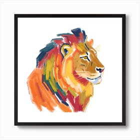 Asiatic Lion 03 Art Print