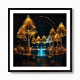 Ethereal Forest Art Print