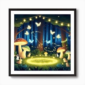 Fairy Forest 5 Art Print