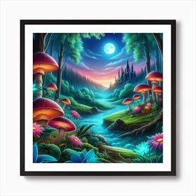 Fairytale Forest 12 Art Print