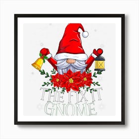 Funny Fix It Gnome Family Matching Christmas Pajama Art Print