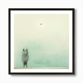 Cute Wolf Art Print