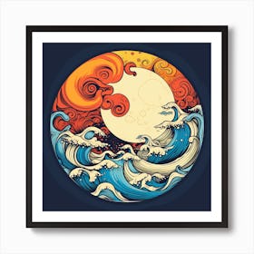 Great Wave 13 Art Print