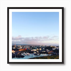 Iceland Skyline Art Print