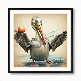 Pelican 31 Art Print