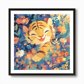 Cute Tiger 1 Art Print