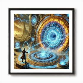 A Vivid Depiction Of The Deploy Portals Ability Us Art Print