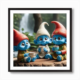 Smurfs 1 Art Print