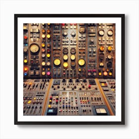 Control Room Art Print