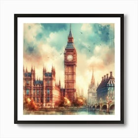 Big Ben In London Art Print