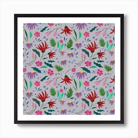 Floral Pattern 3 Art Print