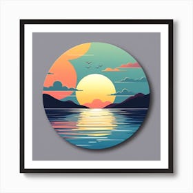 Sunset 1 Art Print