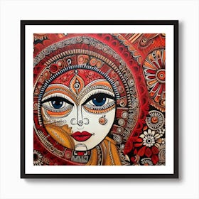 Indian Woman 3 Art Print