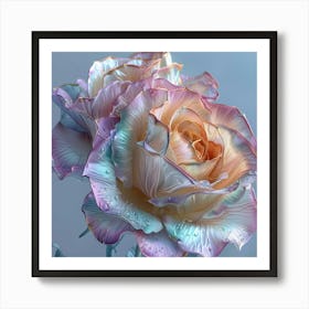 Two Roses Art Print