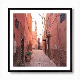 Moroccan Street Marrakech Art Print