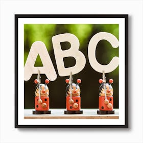 alphabet ABC Art Print