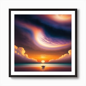 Sunset Art Print