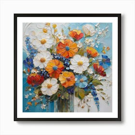 Flowers In A Vase 33 Art Print