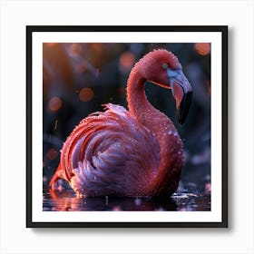 Flamingo 69 Art Print
