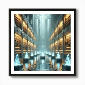 Cascade Sovereignty Central Citadel Archives Art Print