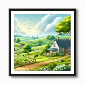 Country Comfort 4 Art Print