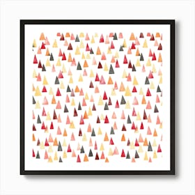 Mountains Watercolor Abstract Art Print