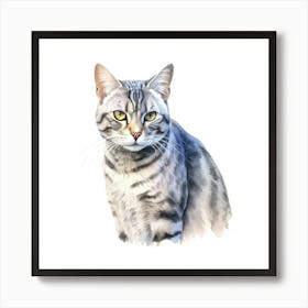 Egyptian Mau Cat Portrait 1 Art Print