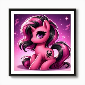 Scorpio Pony Art Print