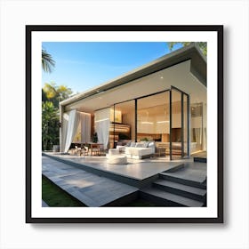 3D Home Art Design Art Print