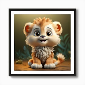 Lion Cub 2 Art Print