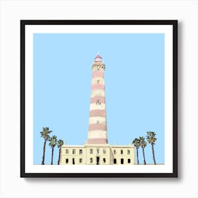 Portugal, Lightouse, Faro Da Barra 1 Art Print