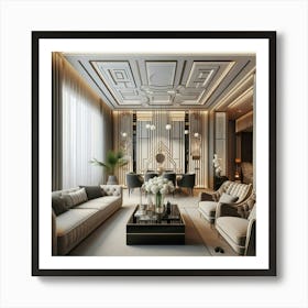 Deco Living Room 34 Art Print