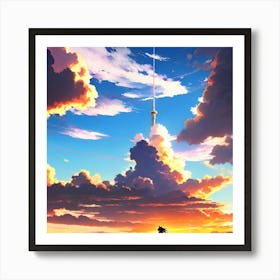 Sky At Sunset Art Print