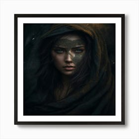 Dark Beauty Art Print