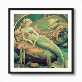 Mermaid 25 Art Print