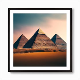Pyramids Of Giza 2 Art Print
