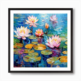 Water Lilies 7 Art Print